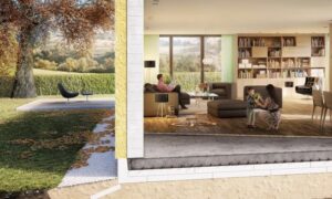 leśna wioska - osiedle domów - ogrzewana płyta fundamentowa